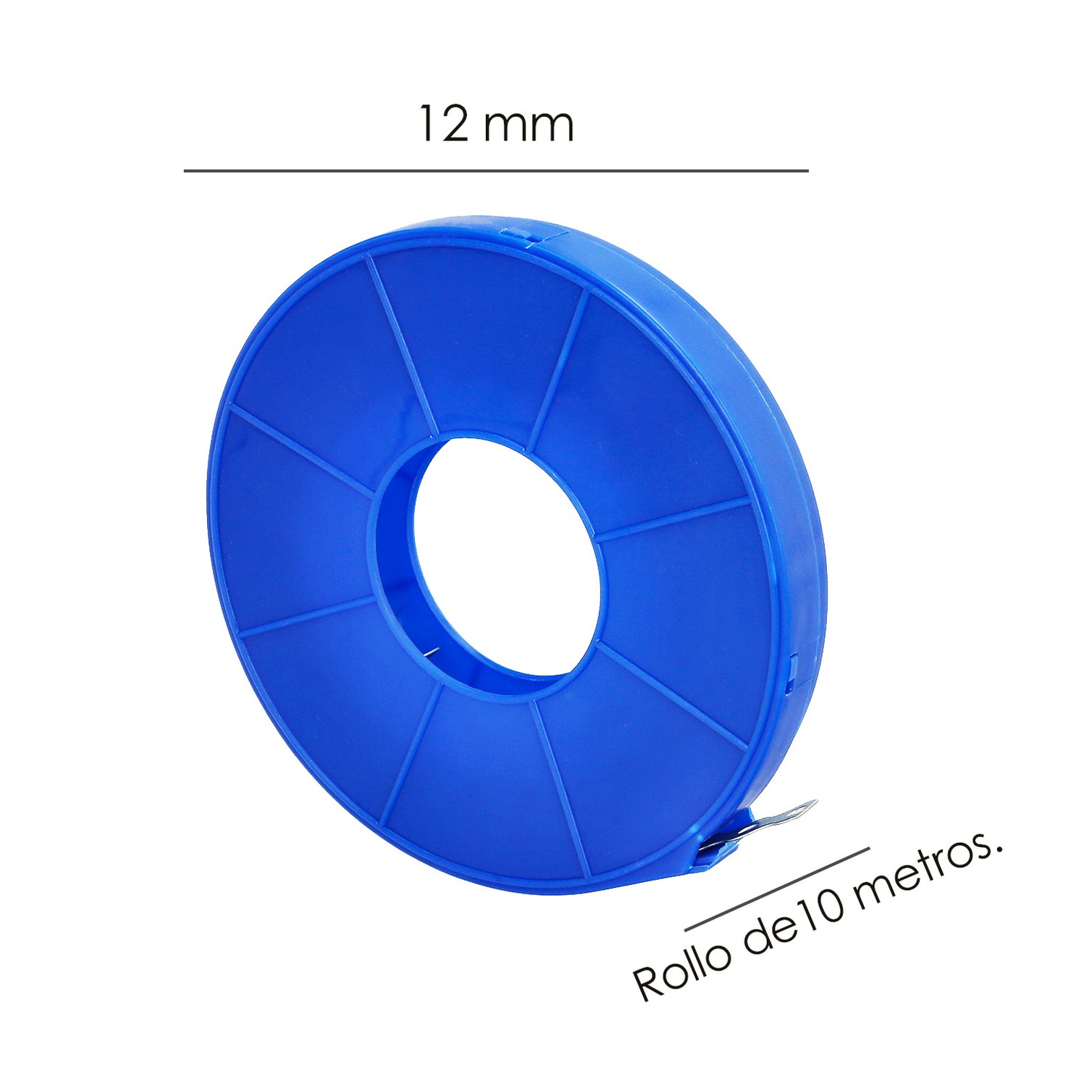 Cinta Perforada 12 mm (Rollo10 metros)