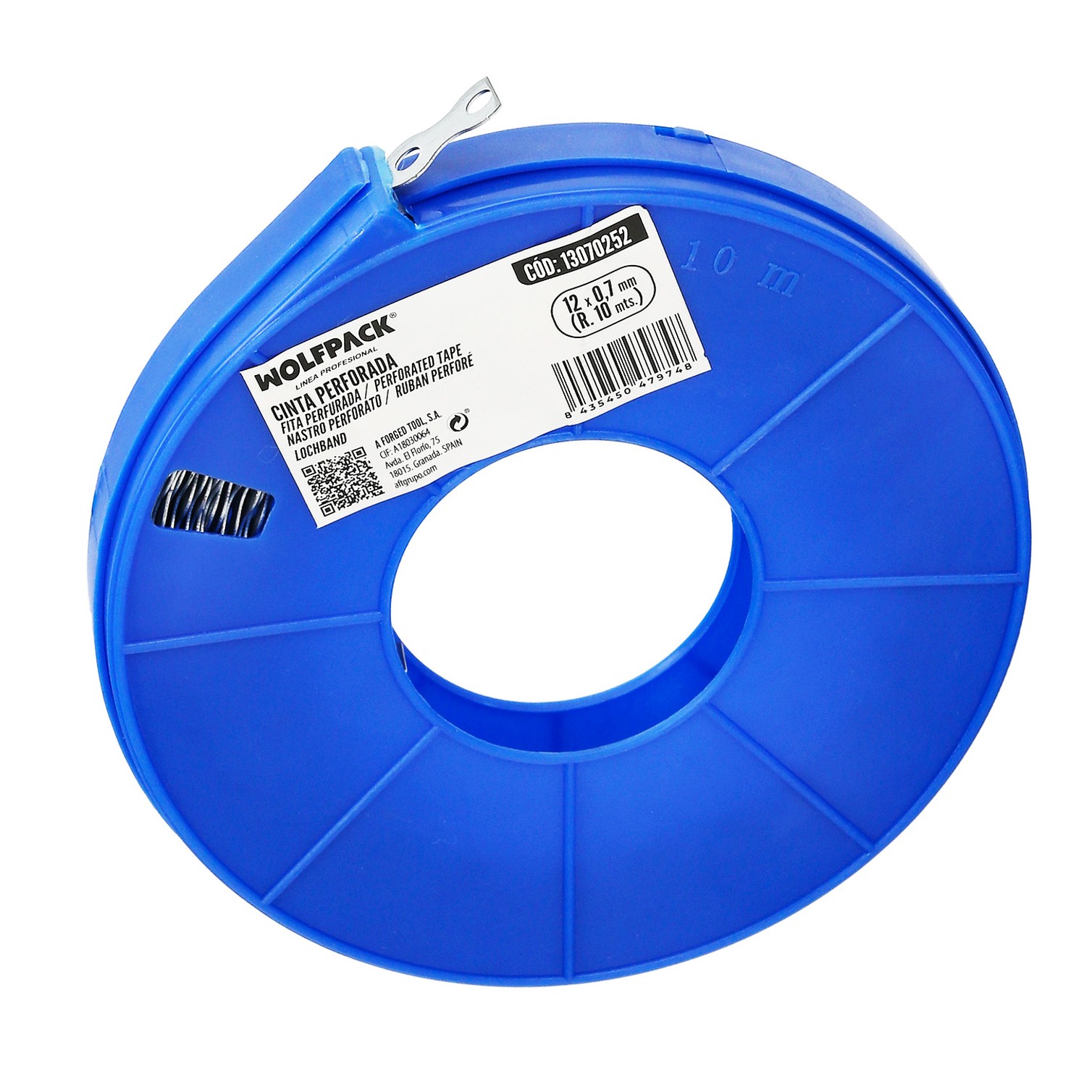 Cinta Perforada 12 mm (Rollo10 metros)