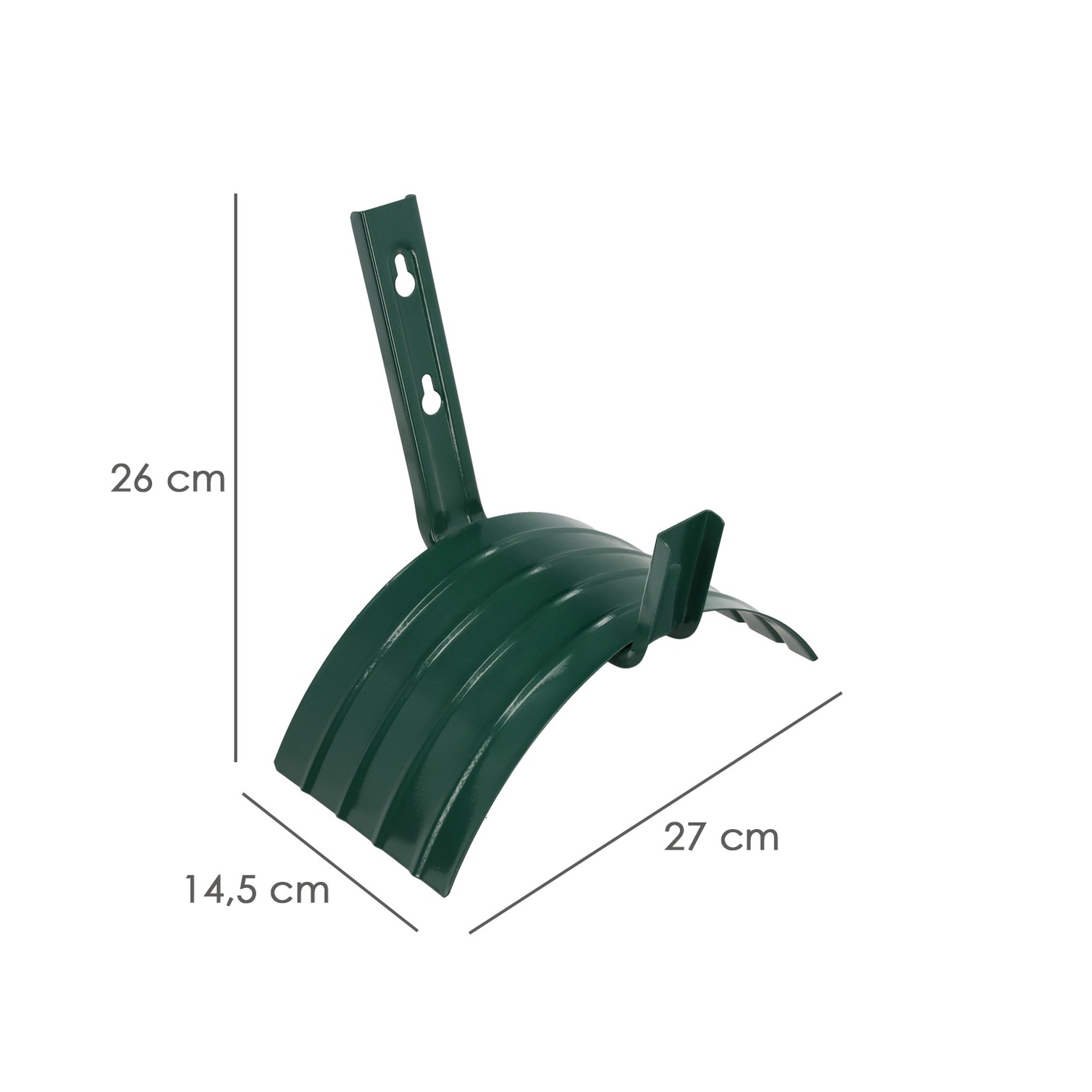 Soporte Manguera Pared Metal 35,5