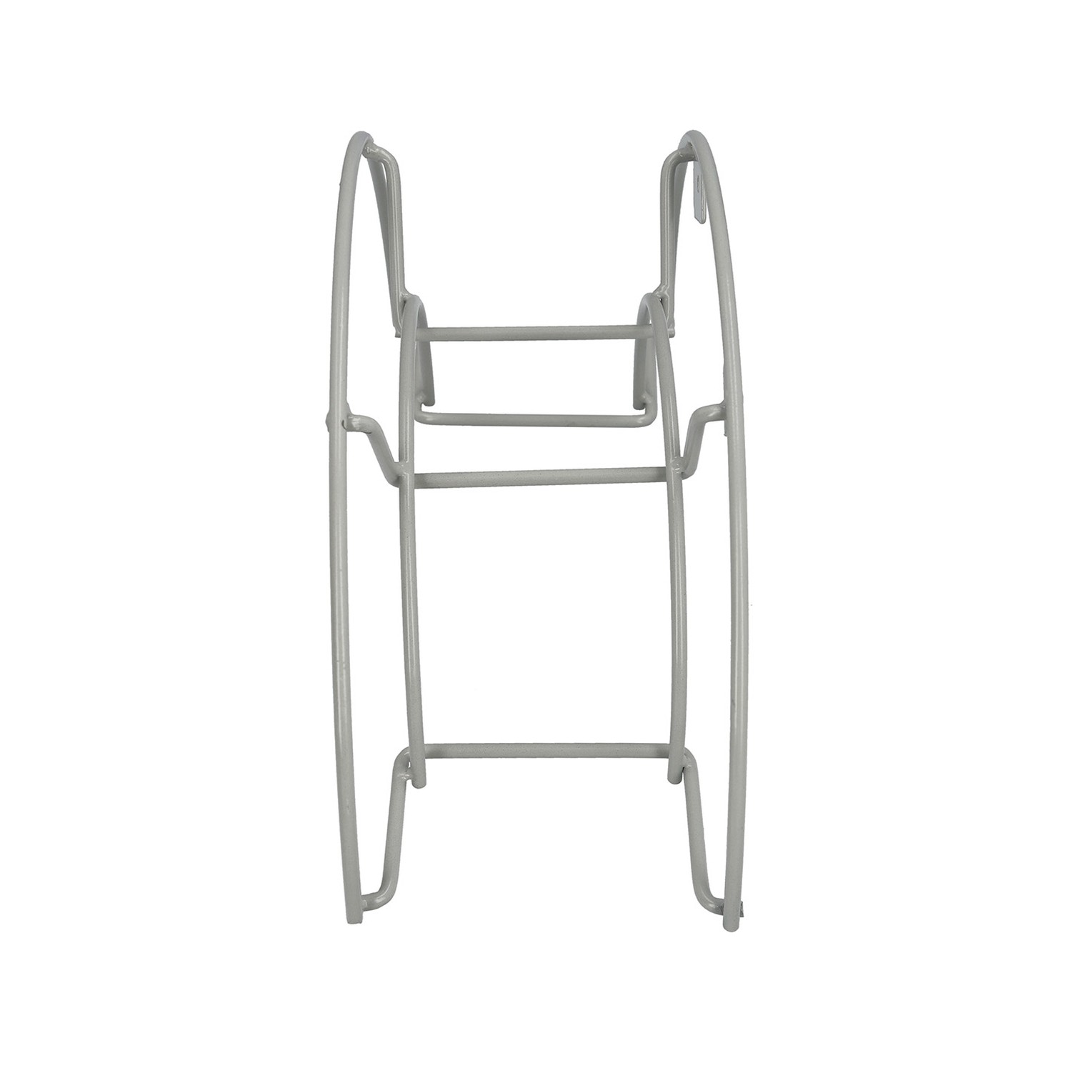 Soporte Manguera Pared Metalica 1/2 Luna Color Gris