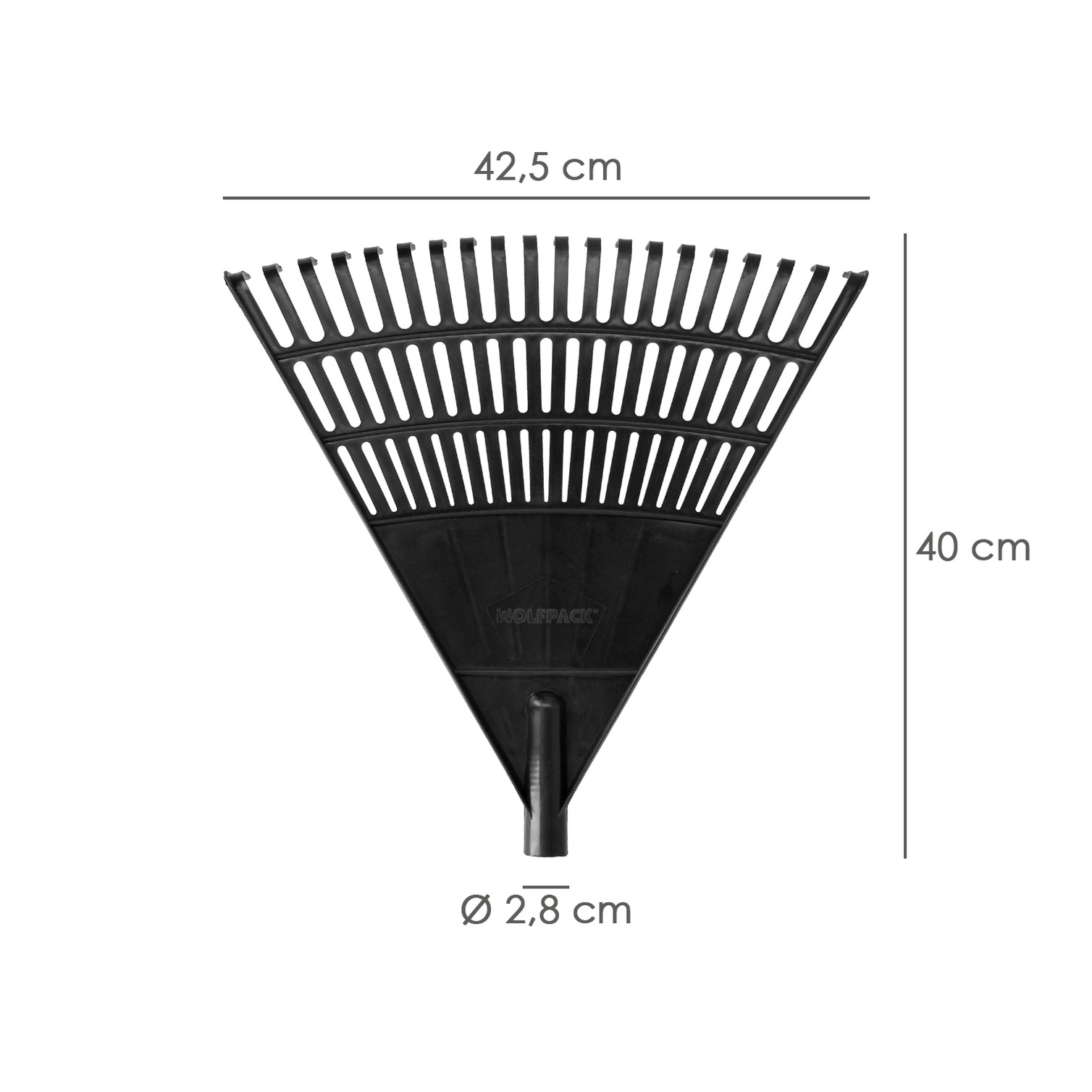 Rastrillo Plastico Triangular