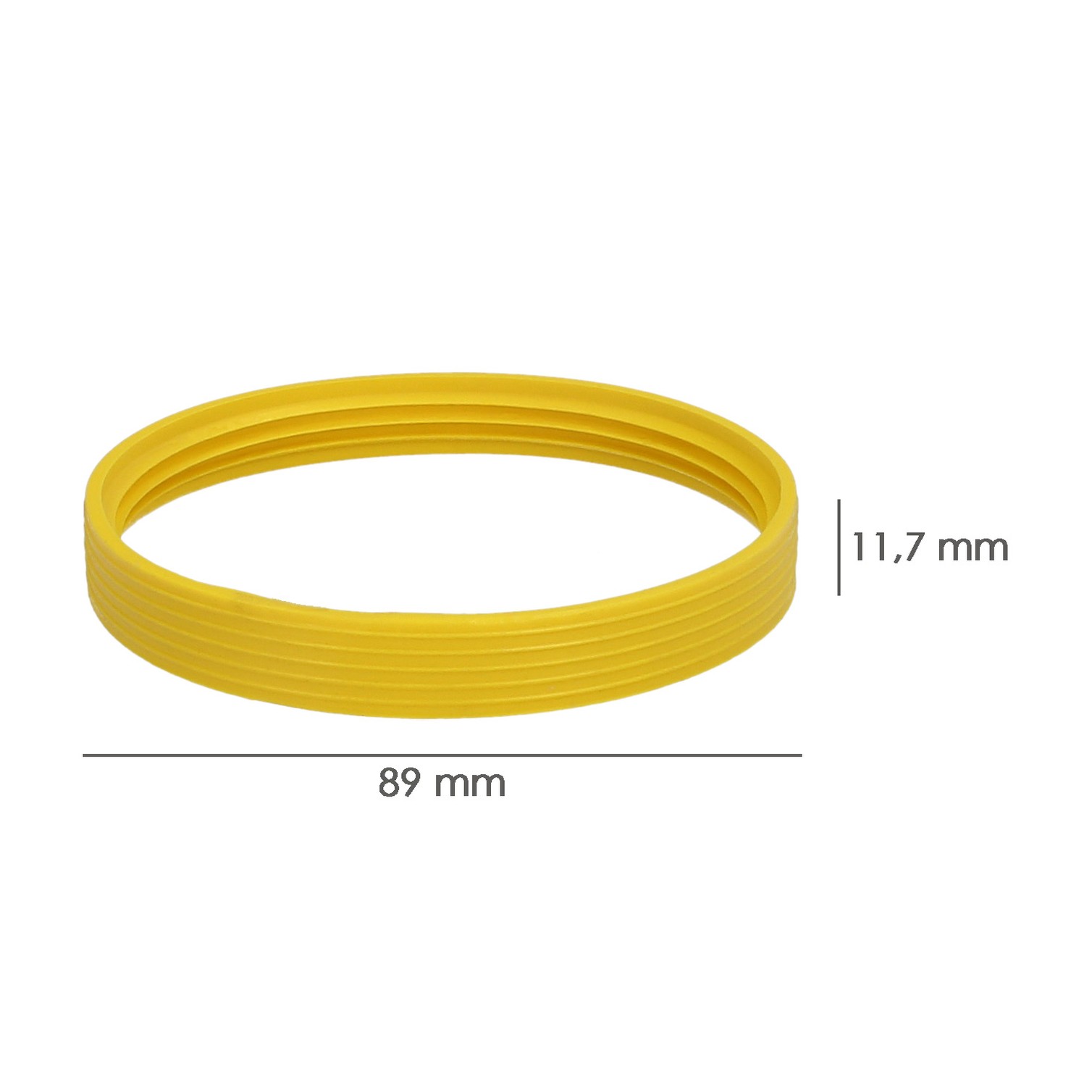 Junta Silicona Estufa Pellet Ø80 Mm.