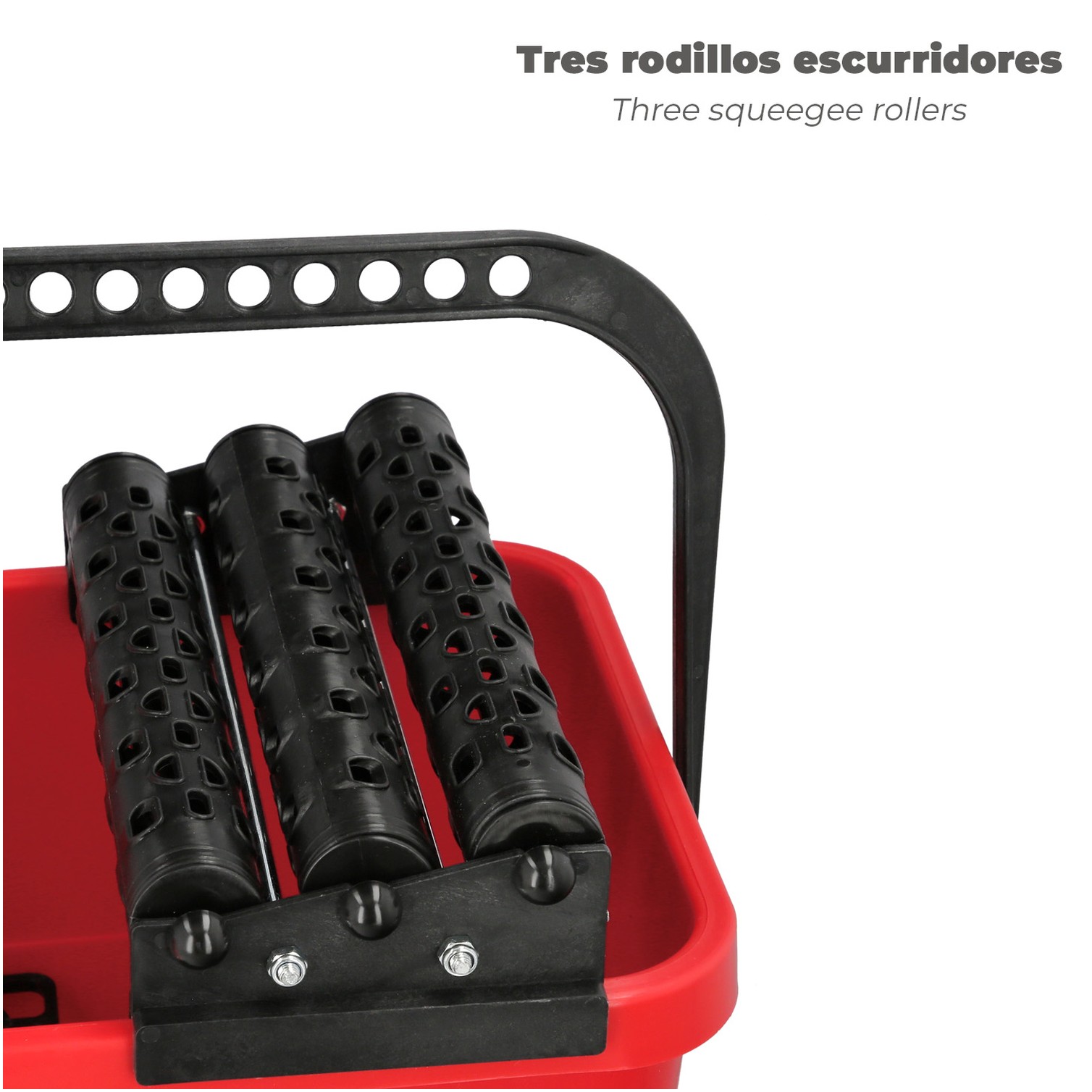 Cubeta Alicatador 24 Litros Con Ruedas