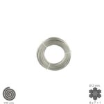 Cable Galvanizado 2 mm. (Rollo 100 Metros) No Elevacion [+7 variaciones de Medida Disponibles]