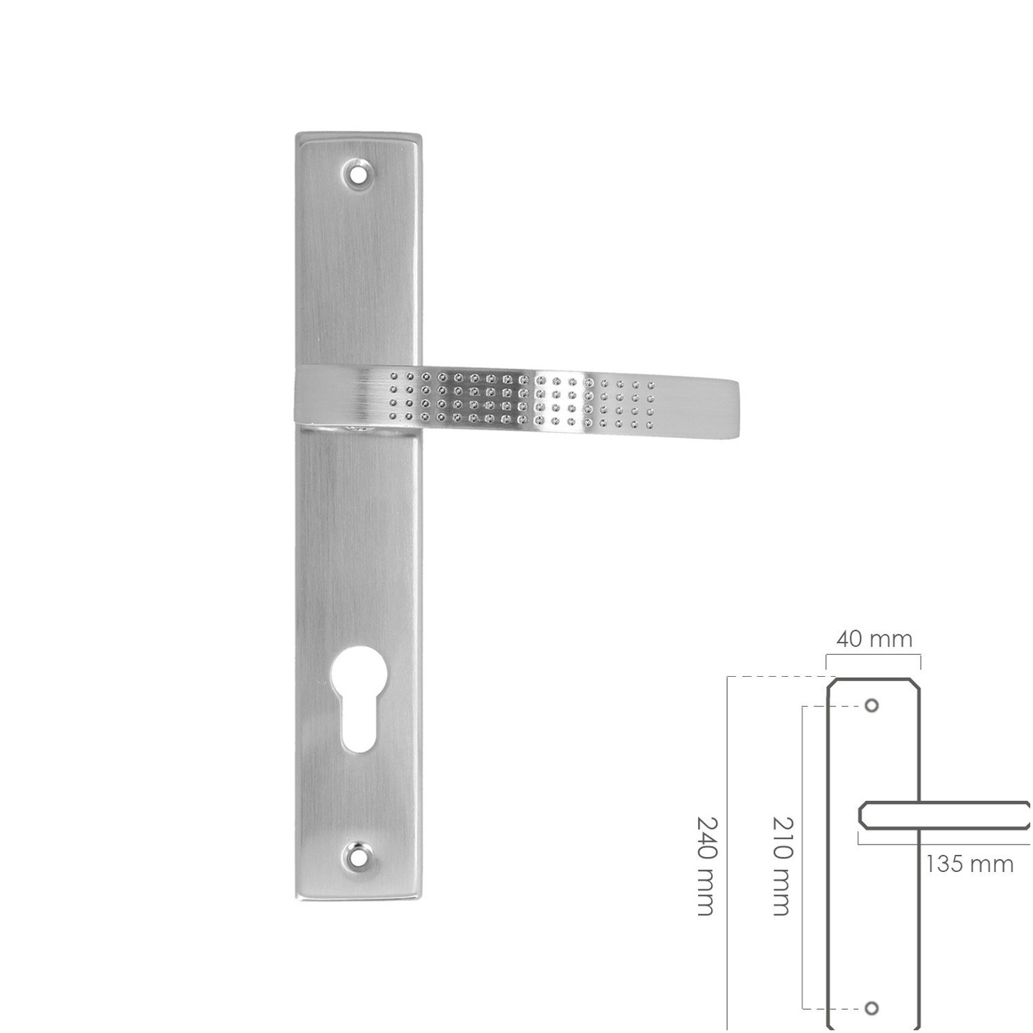 Juego Manillas Para Puertas "Sena" Con Bocallave