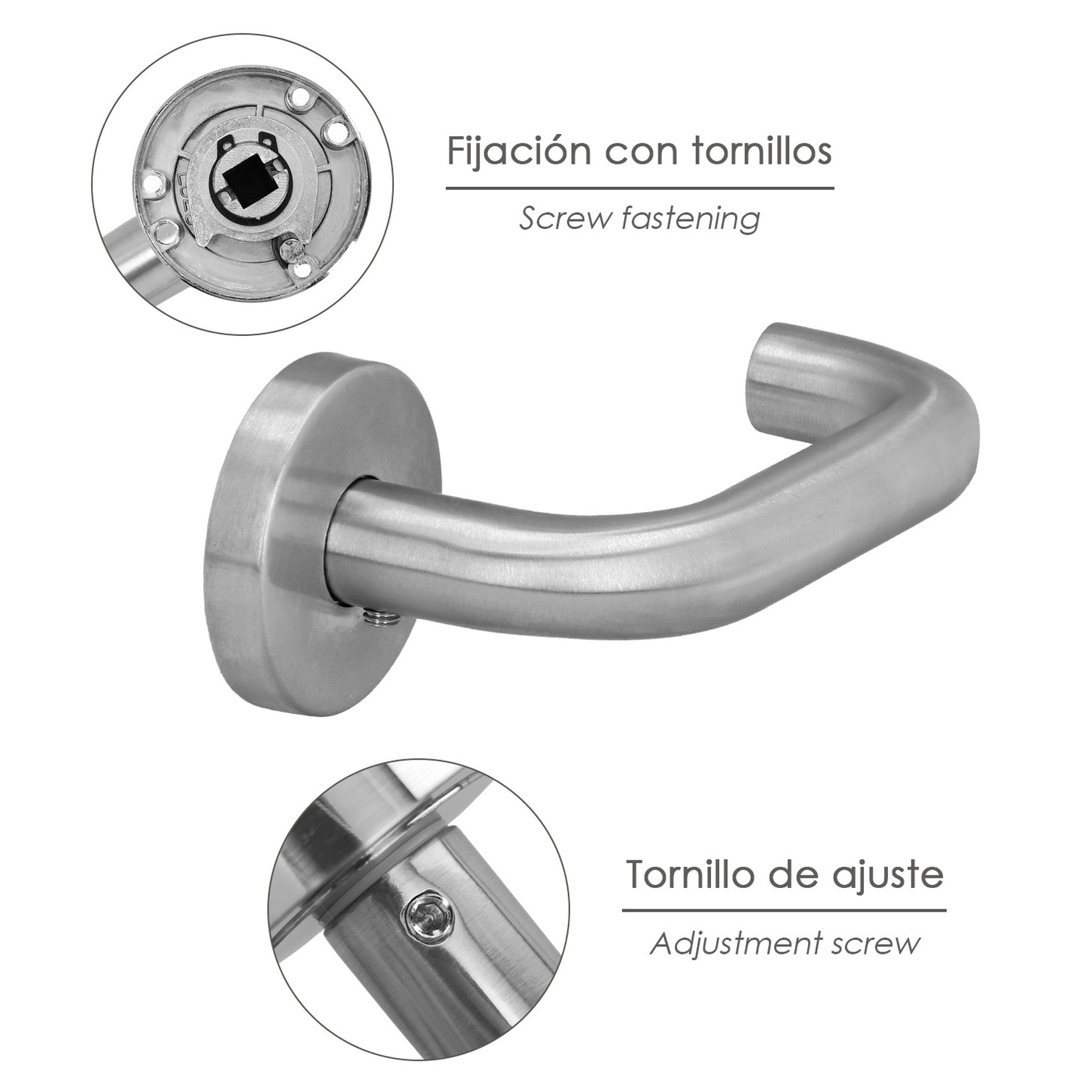 Juego Manillas Para Puertas "Rodano"