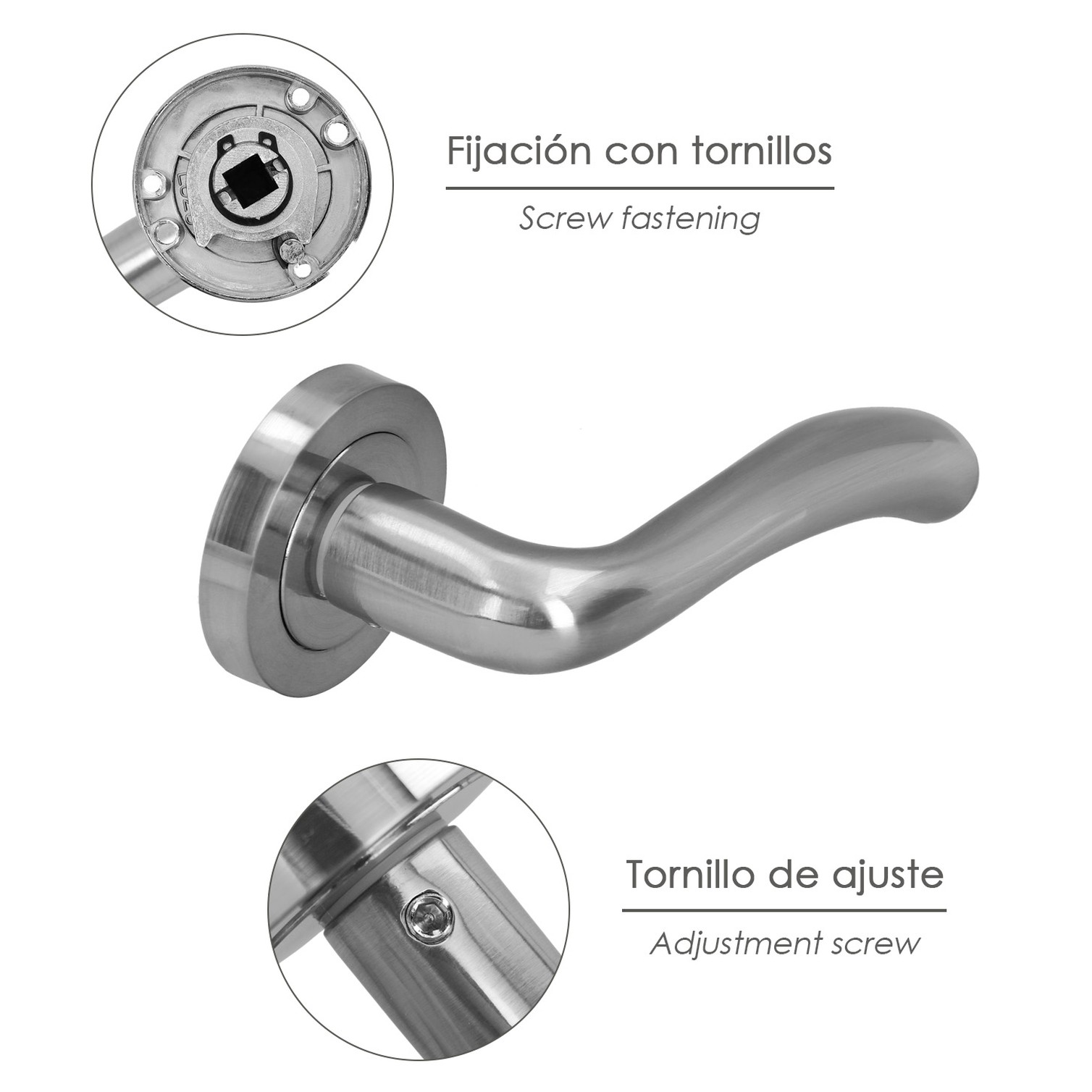 Juego Manillas Para Puertas "Nilo"