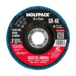 Disco Laminas Lija Circonio Inox - Plus 115x22 mm. grano 40 [+4 variaciones de Medida Disponibles]
