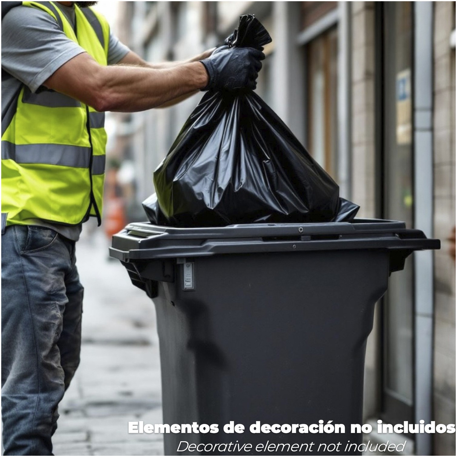 Bolsa Basura Cierre Facil 120 Litros Rollo 10 Bolsas