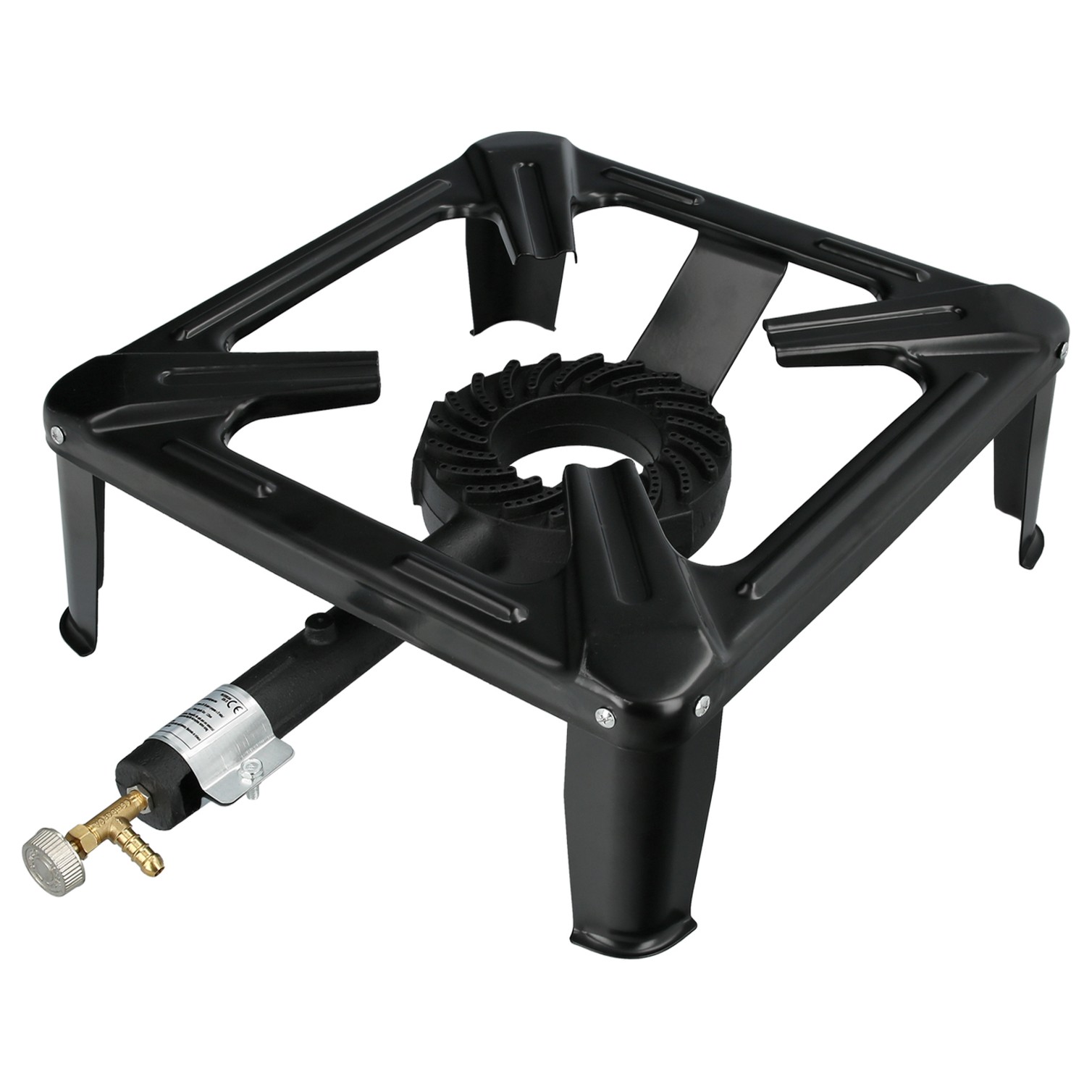 Hornillo Gas 4 Pies 40x40 cm. Potencia 7.000 Watts.