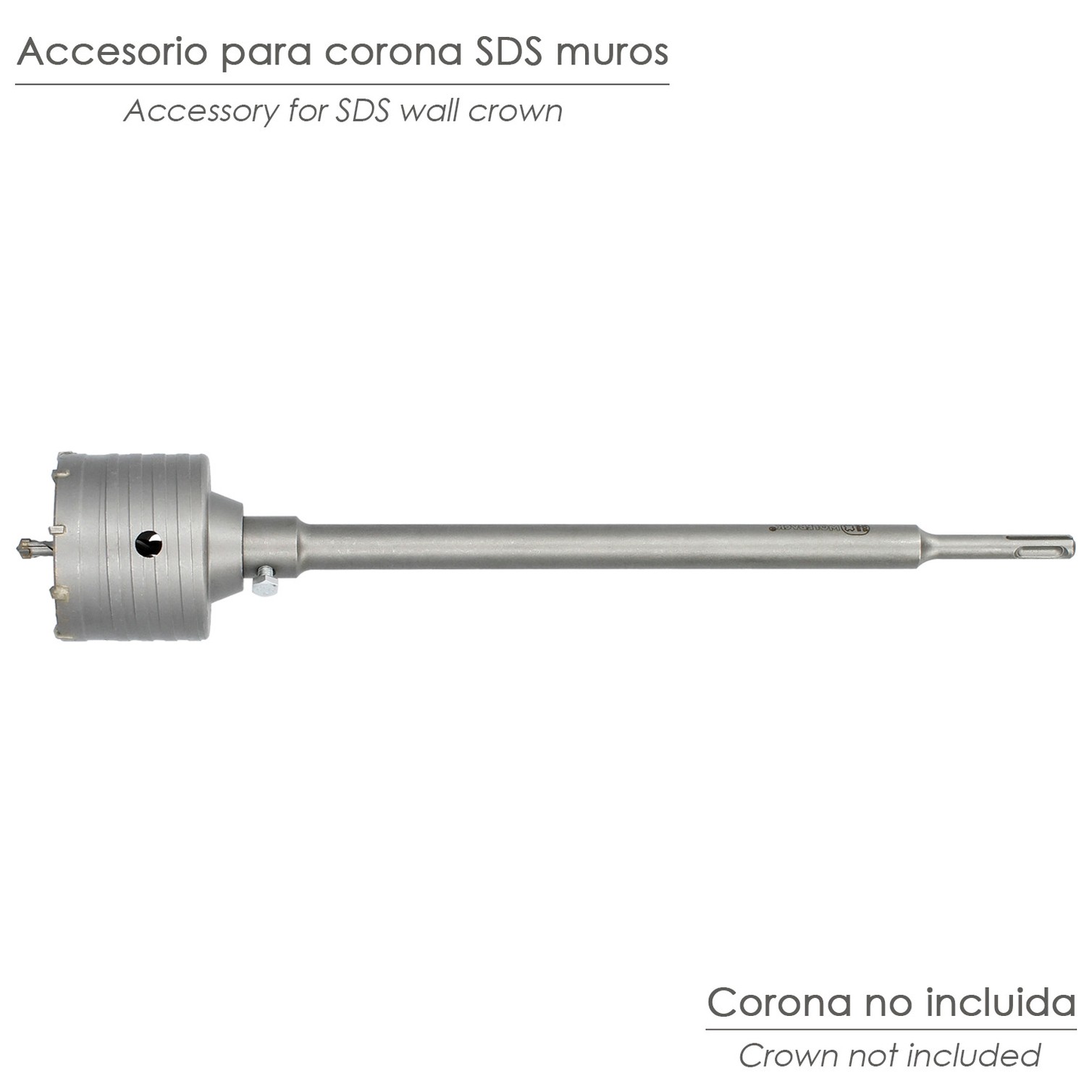 Alargadera Coronas Hormigon SDS Plus 350mm