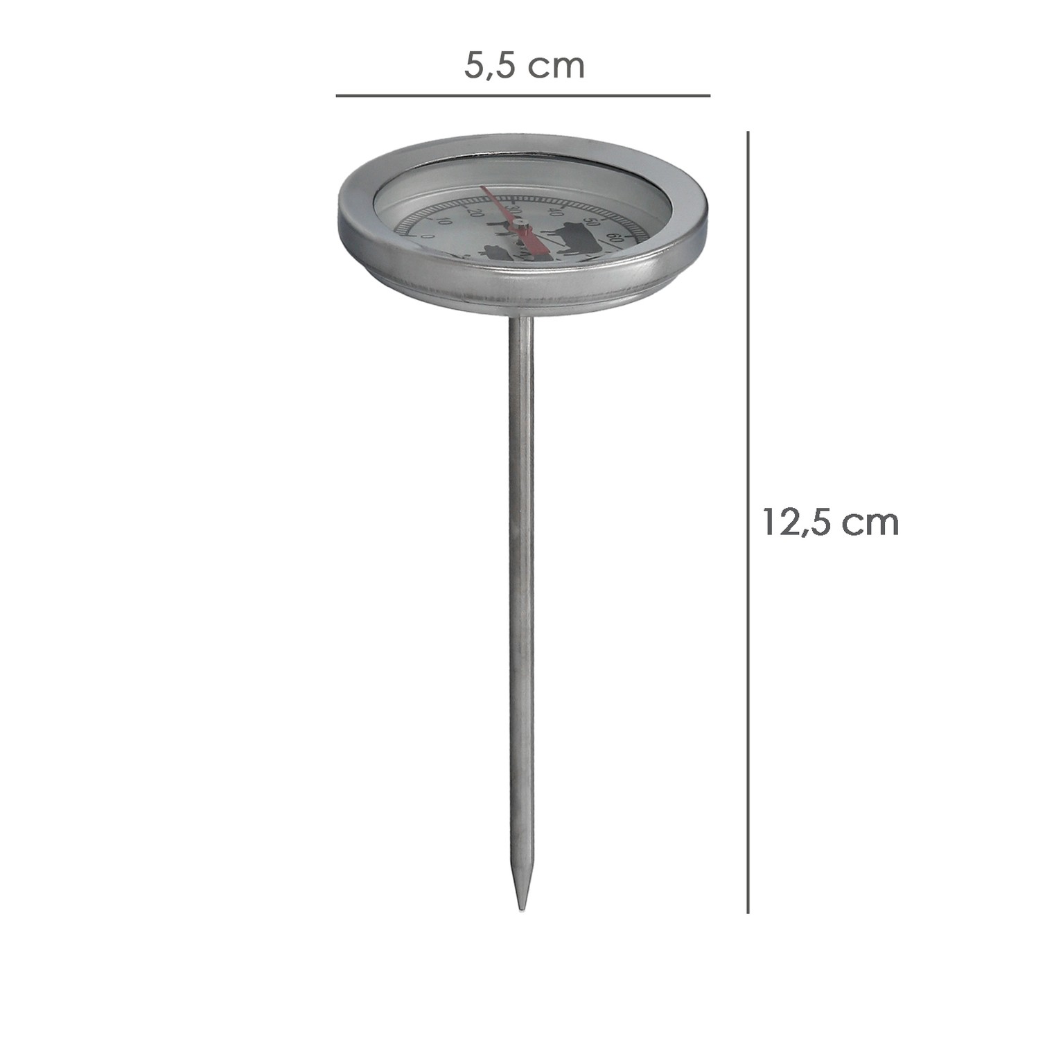 Termometro Cocina Para Carne Con Sonda.