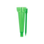 Pluviometro Plastico Verde 350 ml. Con piqueta. Medidor lluvia, Monitorizar las Precipitaciones Jardín Exteriores