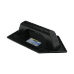 Talocha Plastico Punta Mango Redondo 26 x 14 cm. Negro Con Alveolos