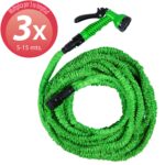 Manguera Extensible Riego 5 a 15 Metros Con Pistola De 7 Posiciones