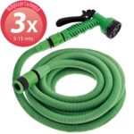 Manguera Extensible Riego Compacto 5 A 15 Metros Con Pistola 7 Posiciones