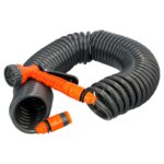 Manguera Extensible Autoenroscable Espiral 15 Metros Con Pistola y Conectores