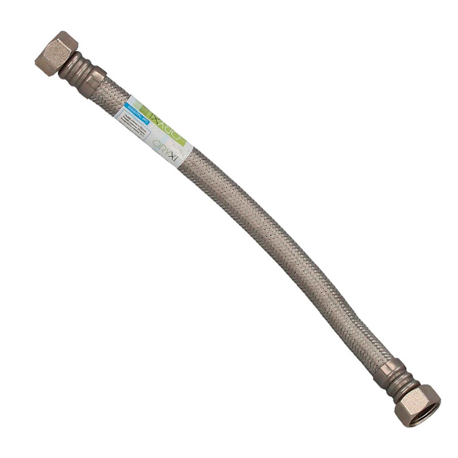 Latiguillo Flexible Reforzado Acero Inoxidable Termo Hembra 1/2" - Hembra 1/2" Longitud 500 mm