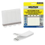 Tiras Colgadoras Adhesicas Con Velcro 16 x 55 mm. Blister 4 unidades
