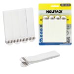 Tiras Colgadoras Adhesicas Con Velcro 19 x 85 mm. Blister 4 unidades