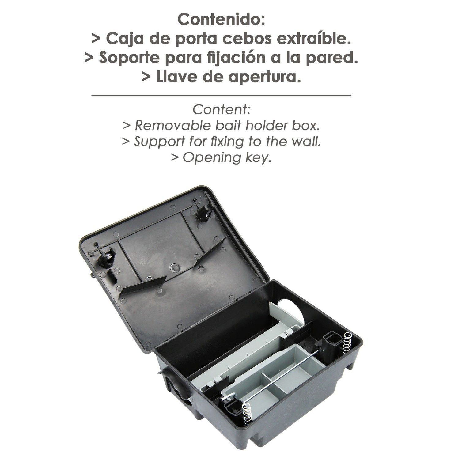 Caja Protege Cebos Para Trampas
