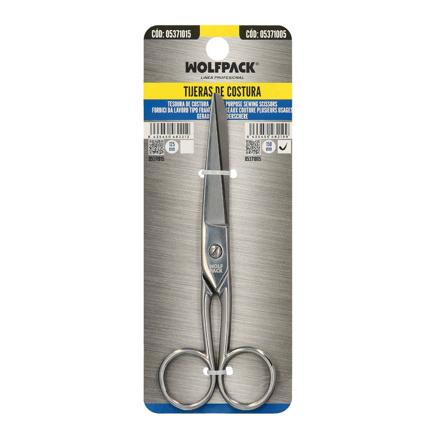 Tijera Costura 6,0" / 150 mm. Tijera De Costura Multifunción Acero Inoxidable Ideal Para Cortar Todo Tipo De Telas, Manualidades