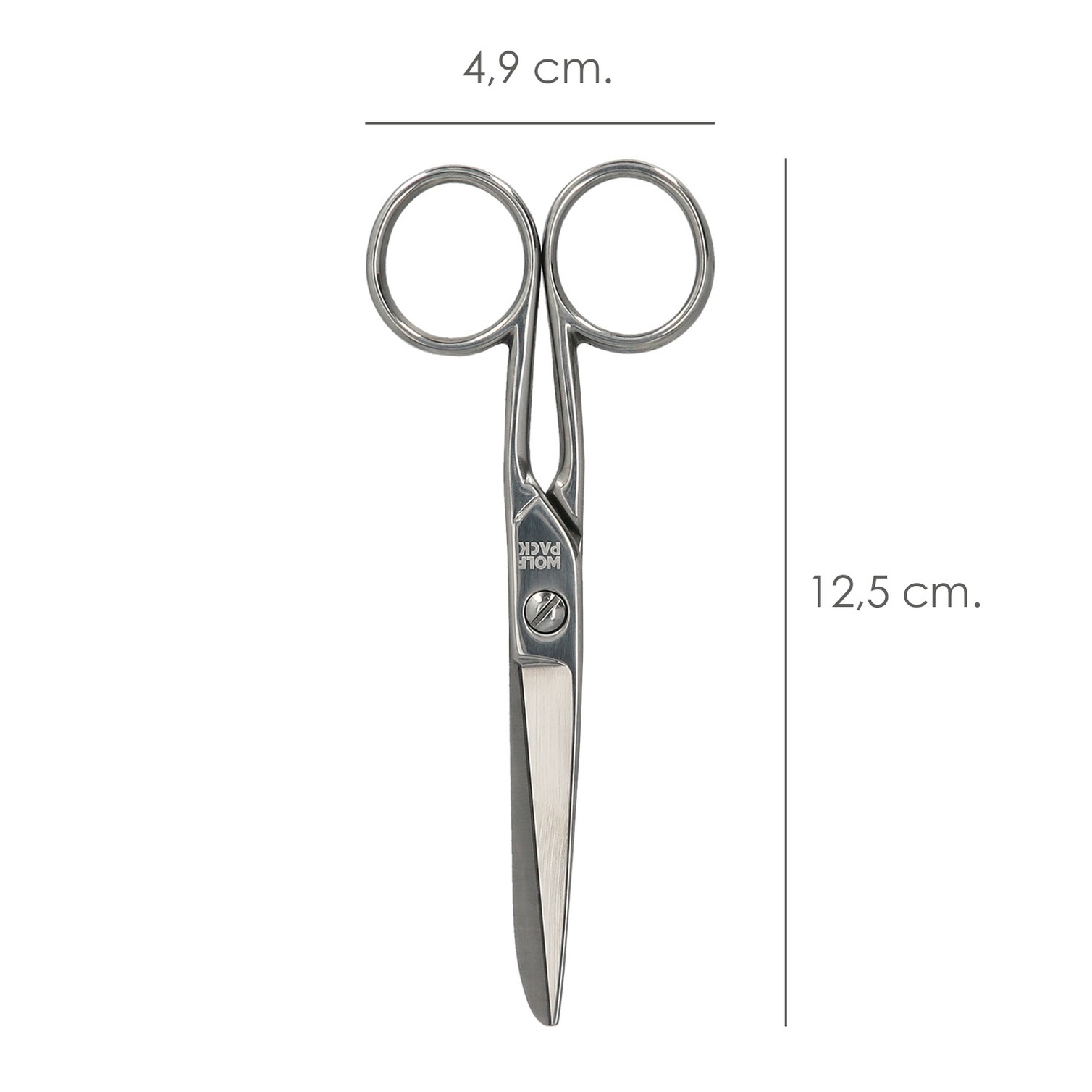 Tijera Costura 5,0" / 125 mm. tijera De Costura Multifunción Acero Inoxidable Ideal Para Cortar Todo Tipo De Telas, Manualidades