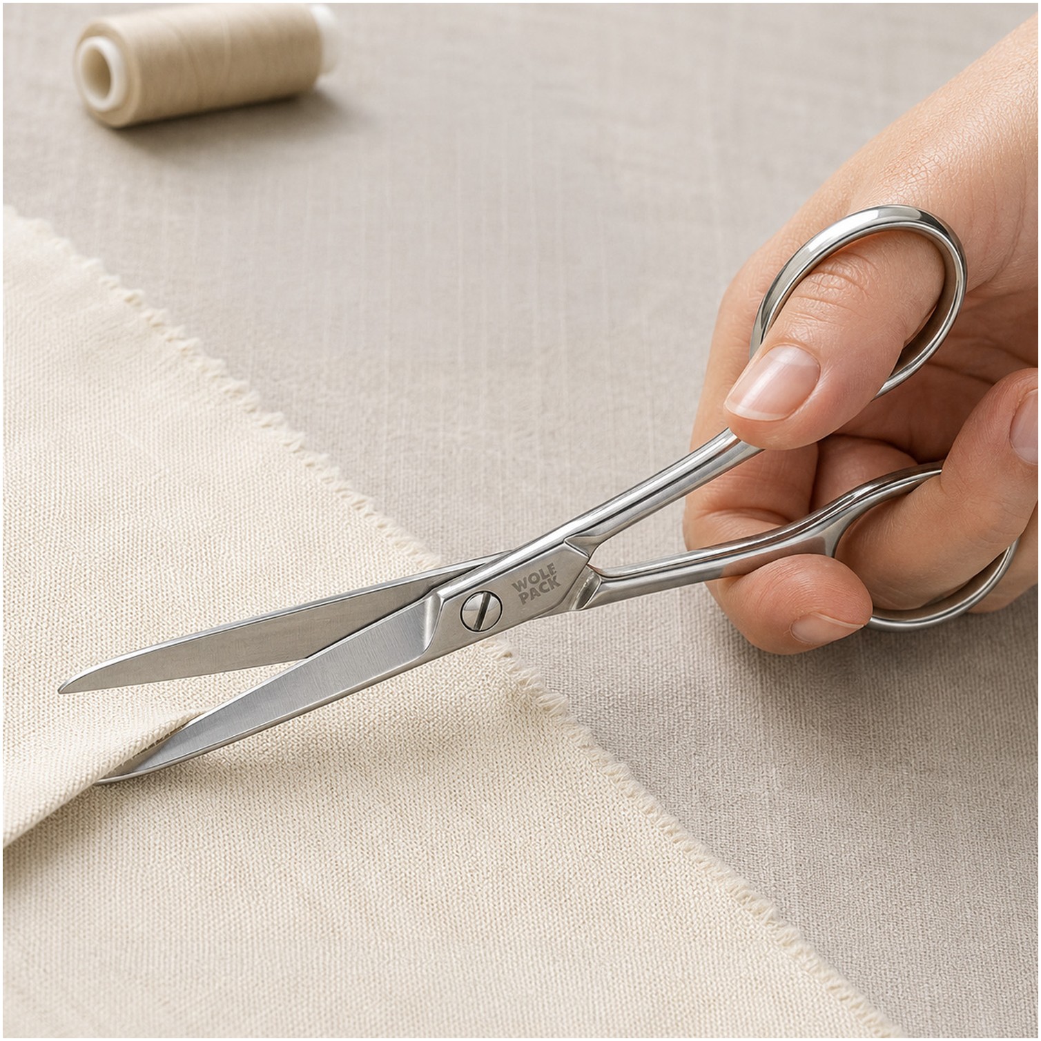 Tijera Costura 5,0" / 125 mm. tijera De Costura Multifunción Acero Inoxidable Ideal Para Cortar Todo Tipo De Telas, Manualidades