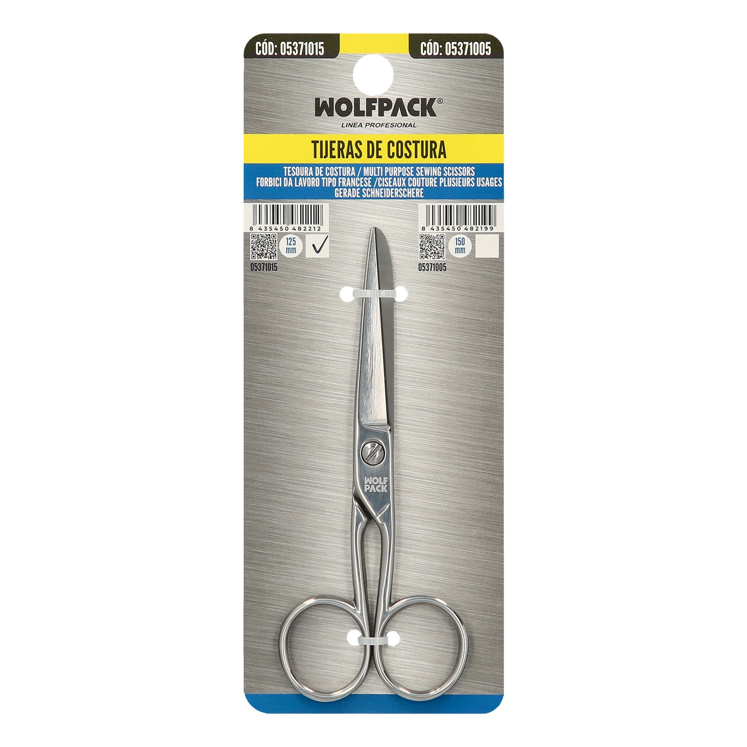 Tijera Costura 5,0" / 125 mm. tijera De Costura Multifunción Acero Inoxidable Ideal Para Cortar Todo Tipo De Telas, Manualidades