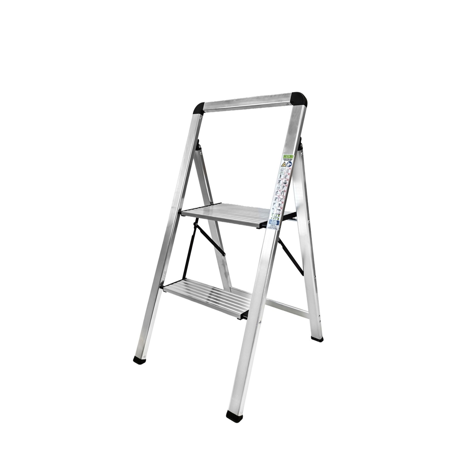 Escalera Plana Aluminio 2 Peldaños