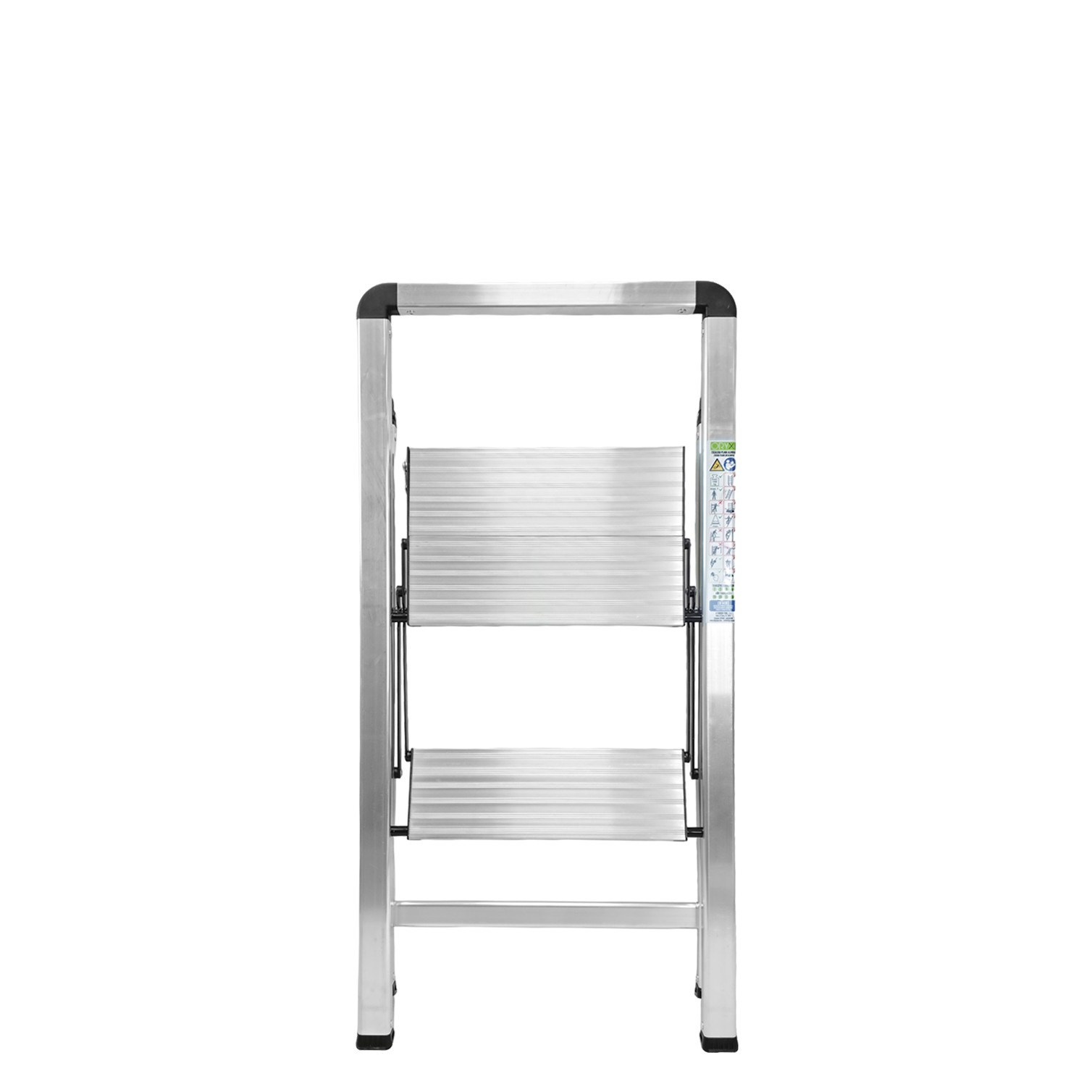 Escalera Plana Aluminio 2 Peldaños