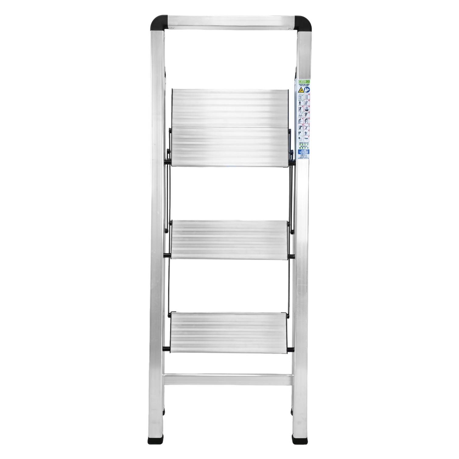 Escalera Plana Aluminio 3 Peldaños