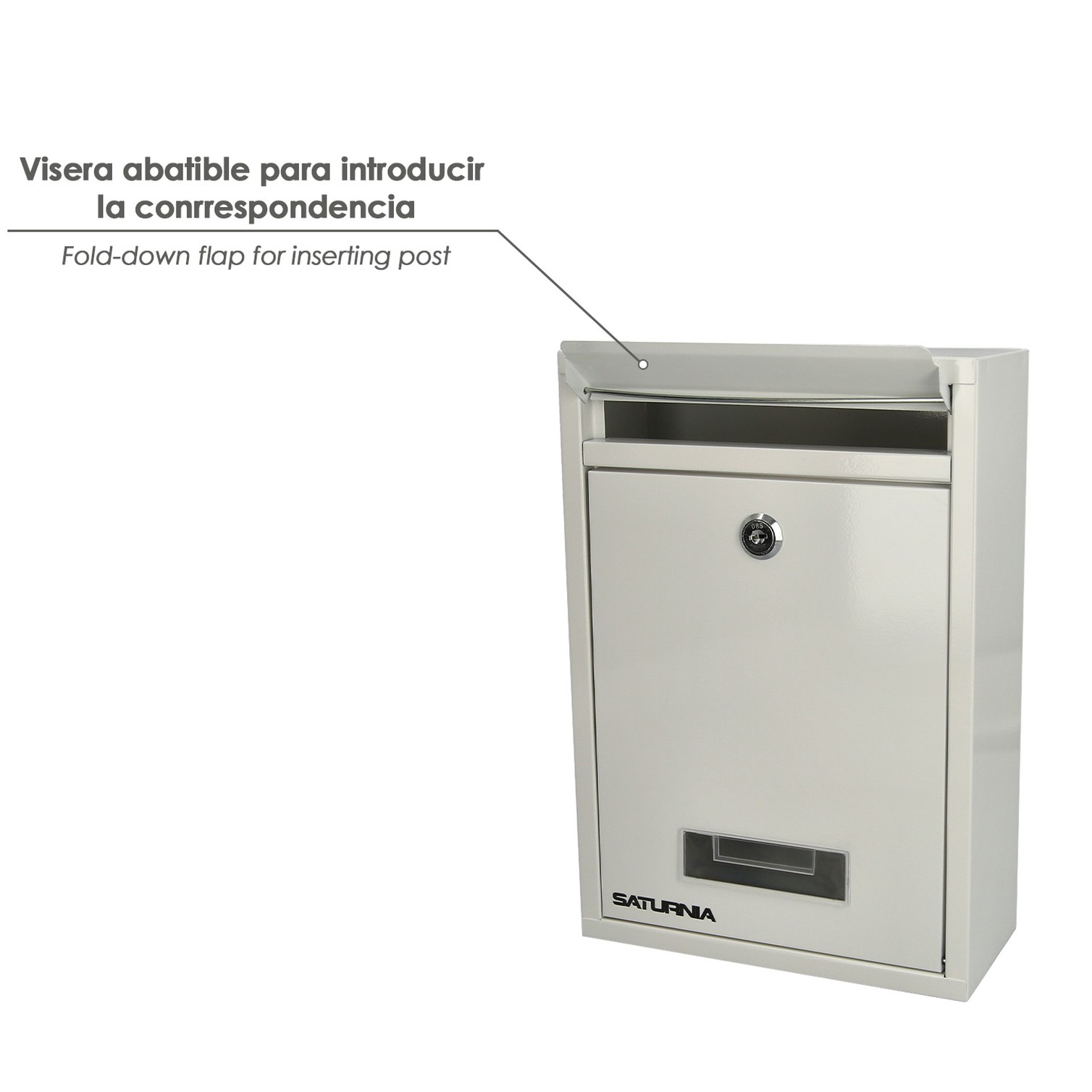 Buzon Square Blanco 26 x 9 x 31 (Alt.) cm.