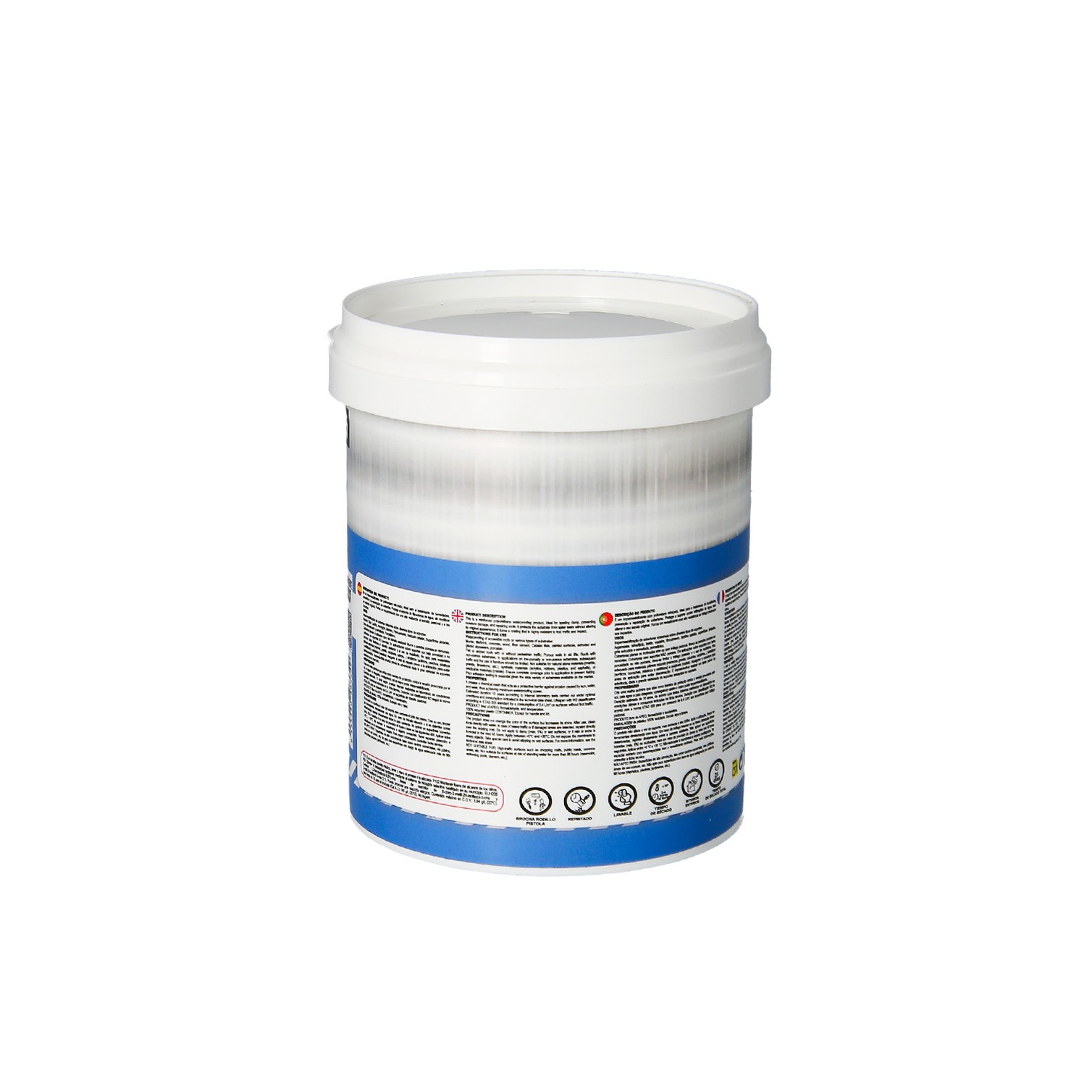 Pintura Impermeabilizante Membrana Transparente Para Exteriores / Interiores 750 ml. Color Transparente
