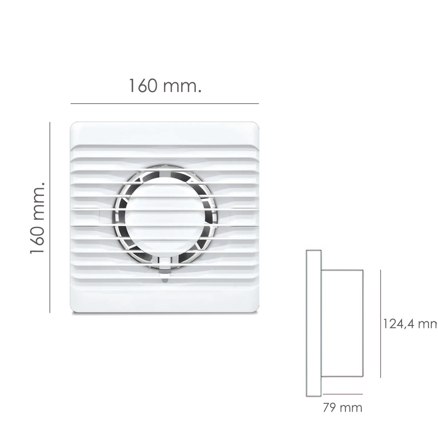 Extractor Aire Ø 125 mm. / 14 Watt.