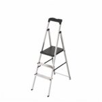 Escalera Aluminio 3 Pedaños Uso Domestico Certificada En 131 Con Bandeja Para Herramientas. [+6 variaciones de Peldaños Disponibles]