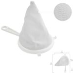 Colador Tela Franela Armazón de Plastico Ø 14 cm. Con 2 Ganchos