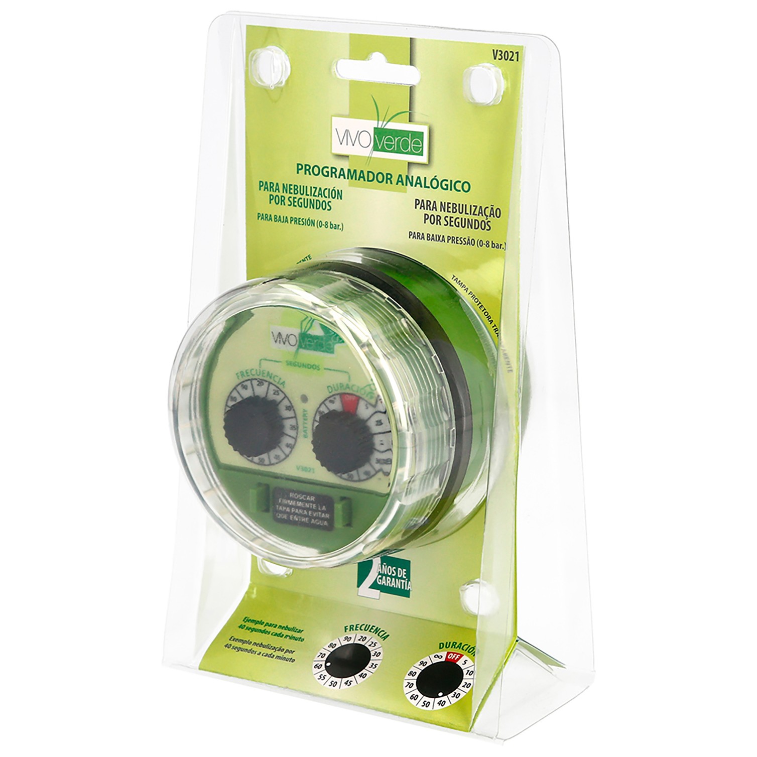 Programador Nebulizacion / Riego Jardin, Analogico Grifos 3/4"