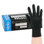 Guante Desechable Nitrilo Negro S 5,5 gms. Gruesos Caja 100 guantes. [+4 variaciones de Talla Disponibles]