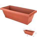 Jardinera Balcon Saturnia 49x21x16 cm.