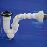 Sifon Curvo Extensible T-32-F Multiorientable 1 1/2, con Válvula y Tapón.