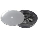 Tapa Bote Sifonico Pvc T 89 A Ø 110 mm. Con Aireador, Colo Inox.
