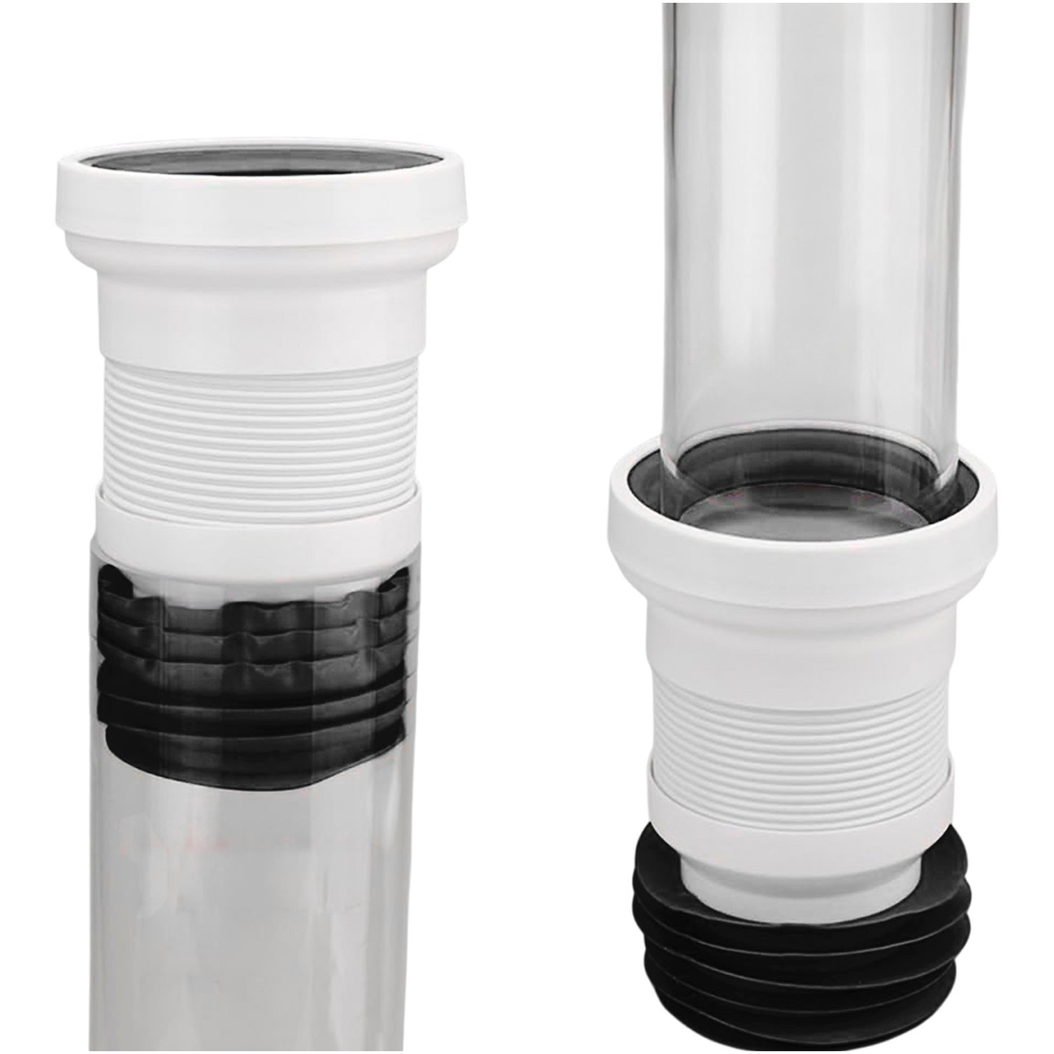 Manguito Inodoro Extensible T-118M Mini 350 mm.