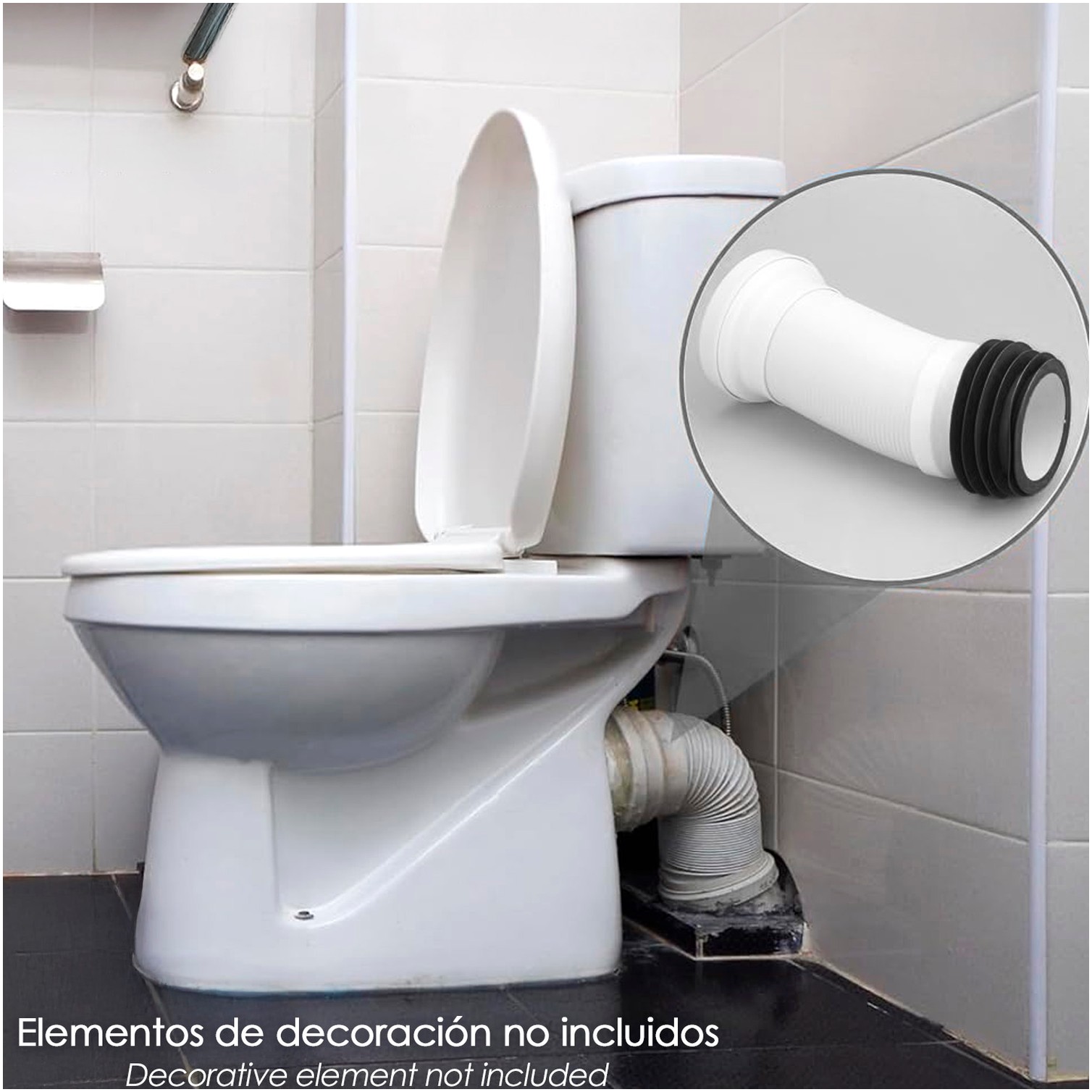 Manguito Inodoro Extensible T-118M Mini 350 mm.