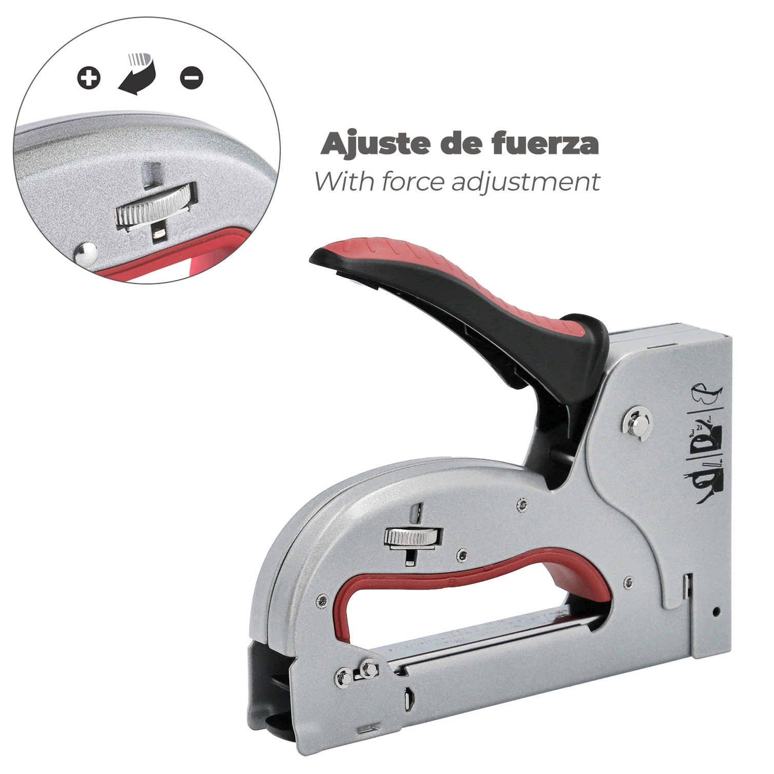 Grapadora Metal Regulable Plus N3 4/14mm