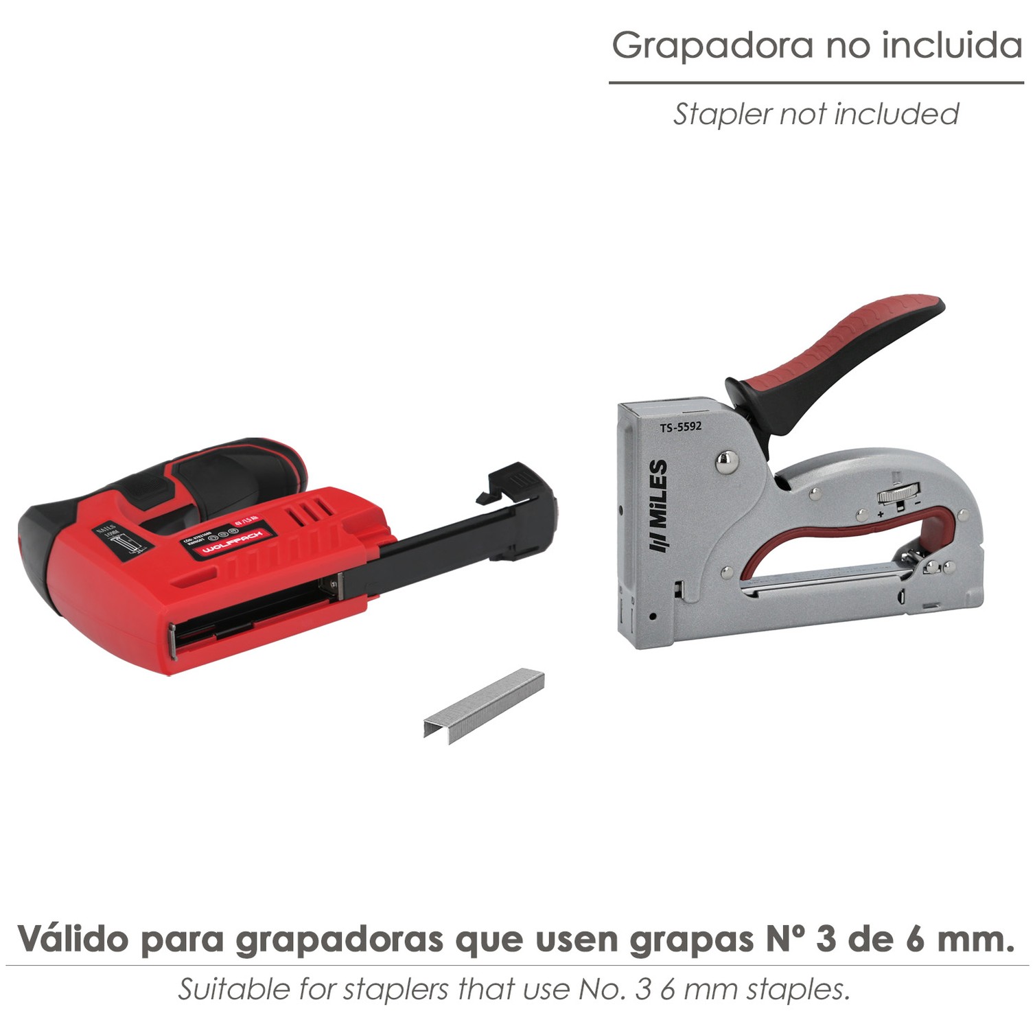 Grapas para grapadora Nº 3. Tamaño 6 mm. (Paquete 1.000 unidades) Grapas Nº 3 Para Grapadora Manual / Electrica