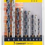 Estuche Brocas Alpen HSS / Widia 9 Piezas