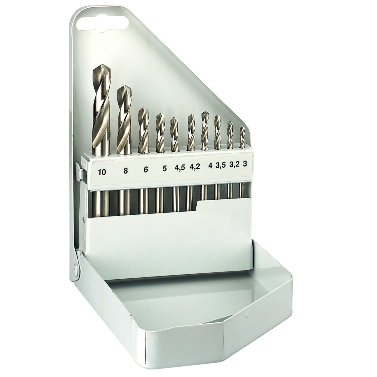 Estuche Brocas Alpen Cobalto Nirosta 10 Piezas