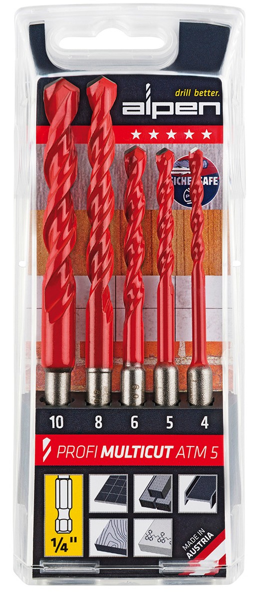Estuche Brocas Alpen Multiusos / Universal Hexagonal 5 Piezas