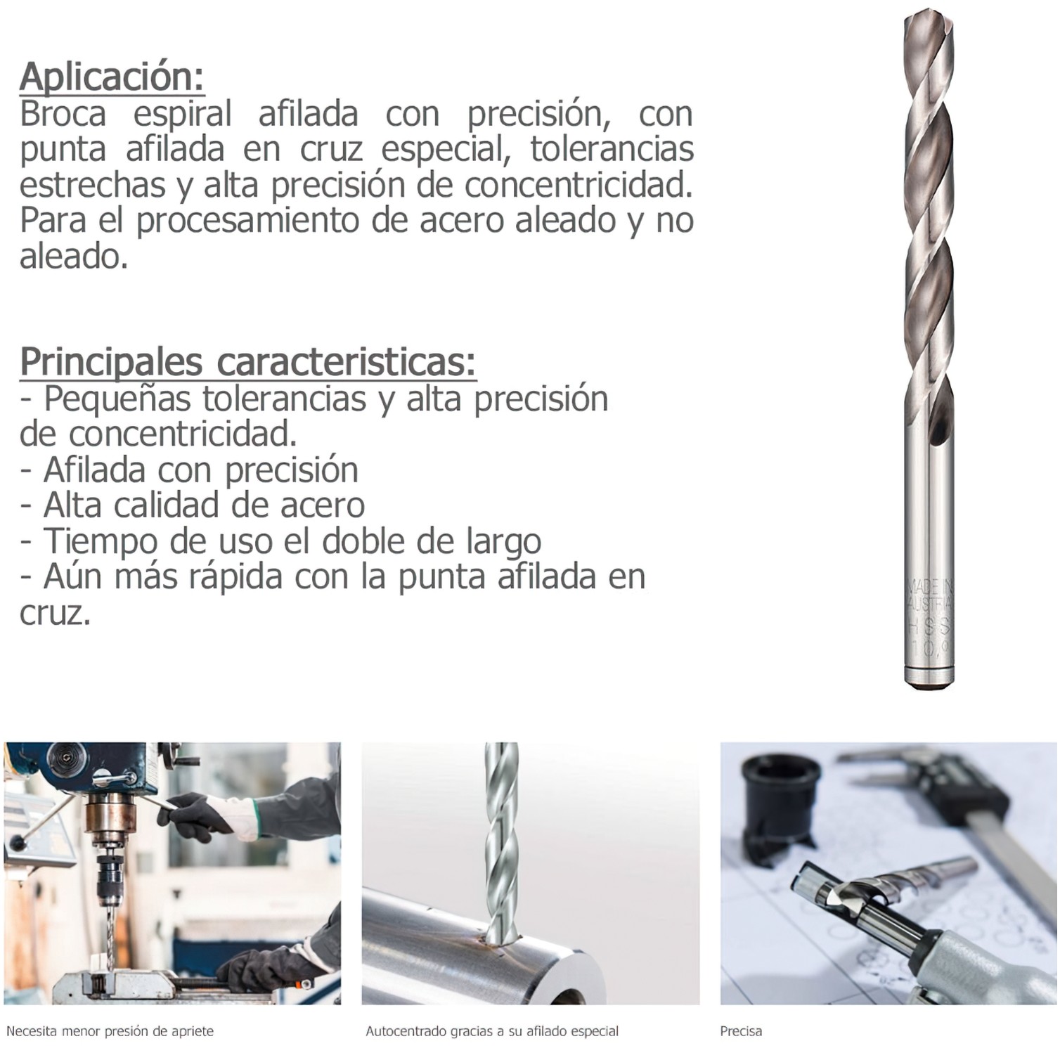 Broca Alpen Hss Pro 6,00 mm.